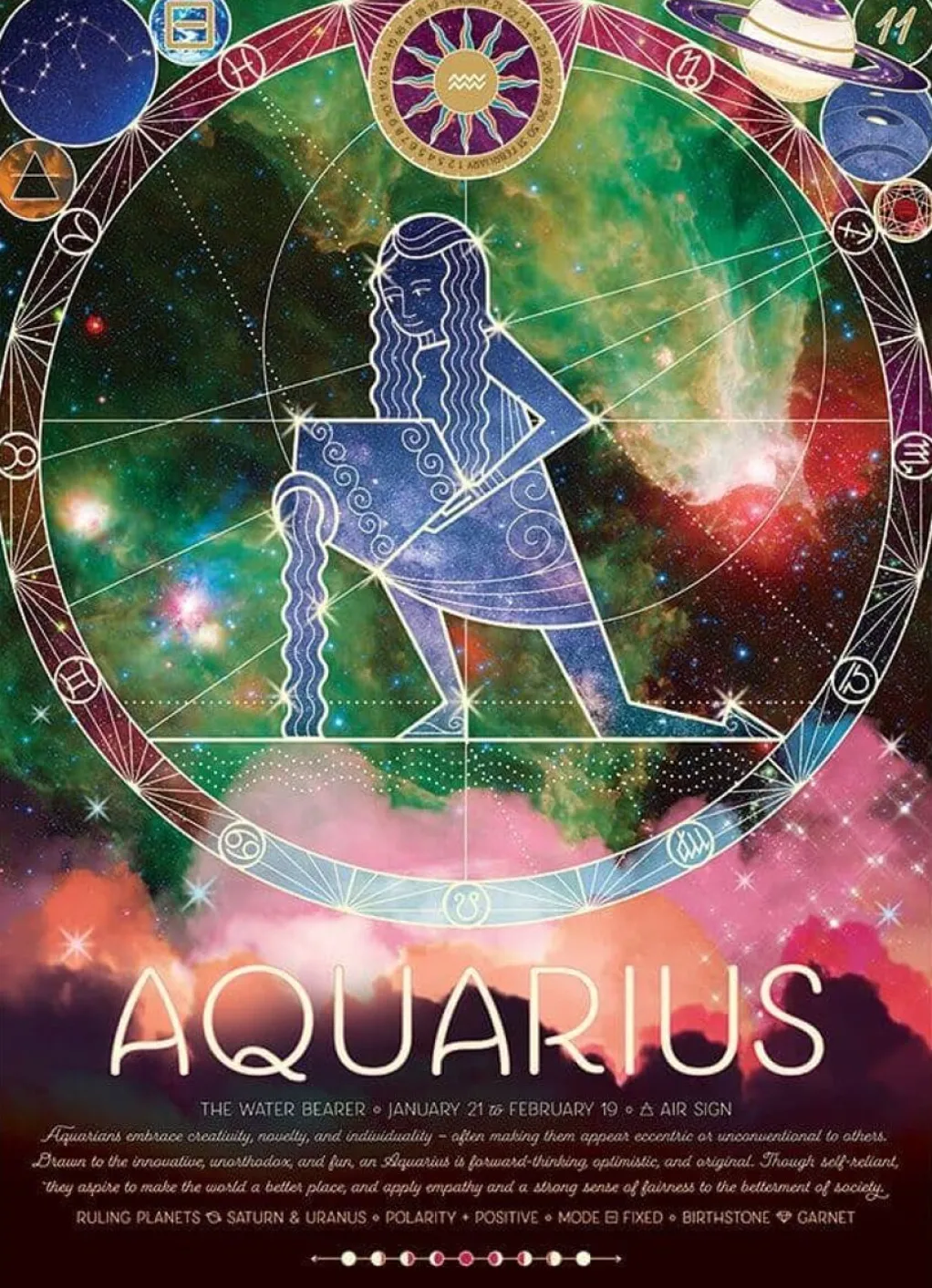Cobble Hill 500 Pieces* - Aquarius - 500 Piece Jigsaw Puzzle