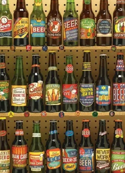 Cobble Hill 1000 Pieces* - Beer Collection Bottles - 1000 Piece Jigsaw Puzzle