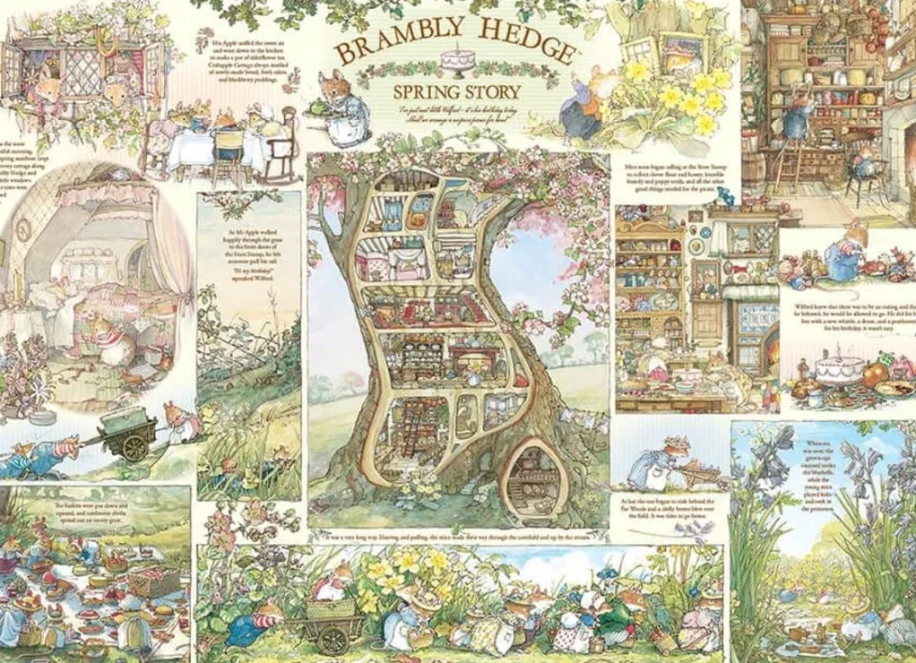 Cobble Hill 1000 Pieces* - Brambly Hedge Spring Story - 1000 Piece Jigsaw Puzzle