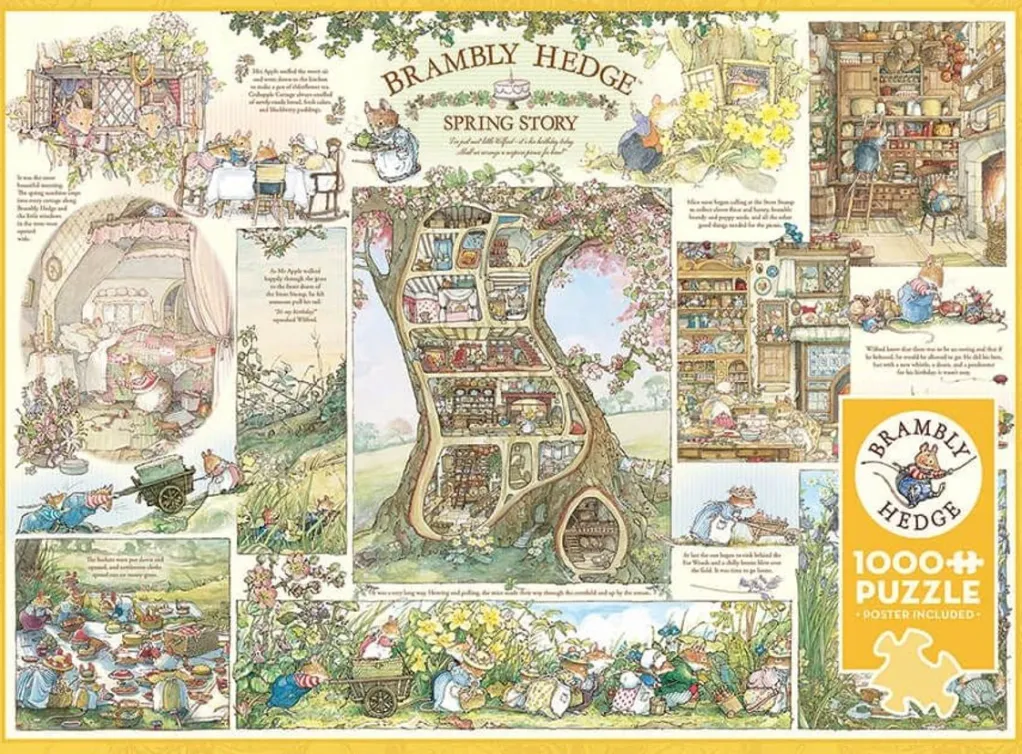 Cobble Hill 1000 Pieces* - Brambly Hedge Spring Story - 1000 Piece Jigsaw Puzzle