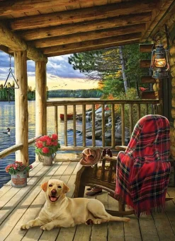 Cobble Hill 1000 Pieces* - Cabin Porch - 1000 Piece Jigsaw Puzzle