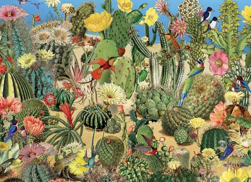 Cobble Hill 1000 Pieces* - Cactus Garden - 1000 Piece Jigsaw Puzzle