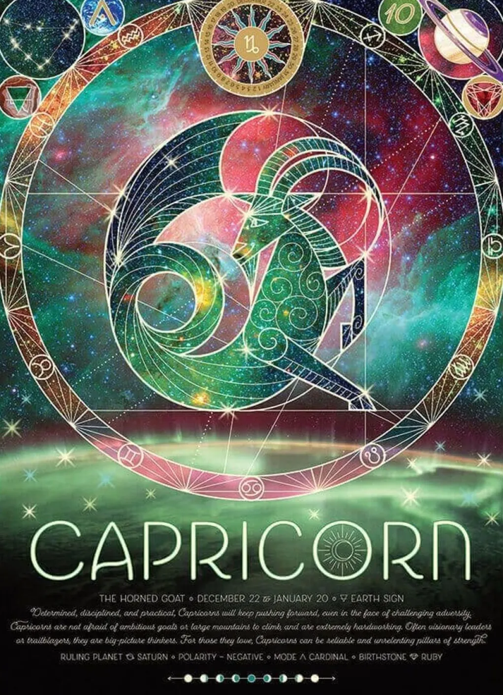 Cobble Hill 500 Pieces* - Capricorn - 500 Piece Jigsaw Puzzle