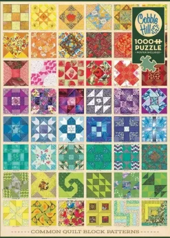 Cobble Hill 1000 Pieces* - Common Quilt Blocks - 1000 Piece Jigsaw Puzzle