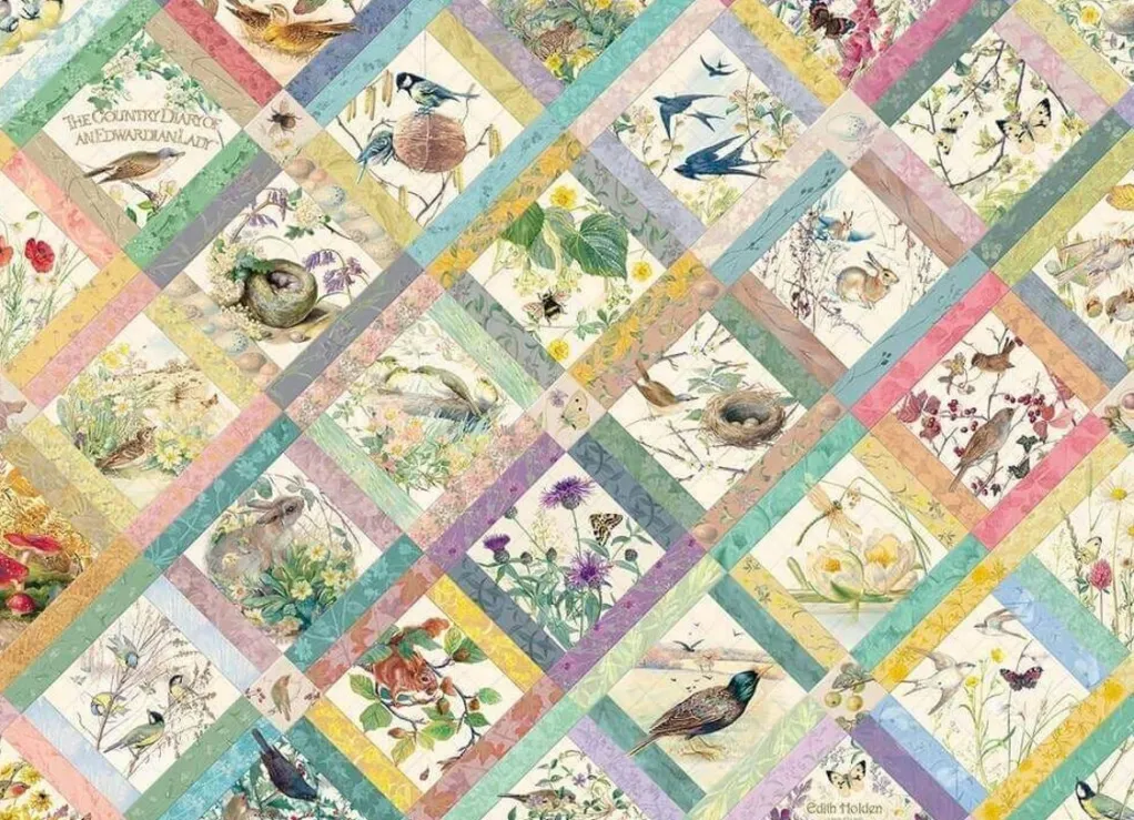 Cobble Hill 1000 Pieces* - Country Diary Quilt - 1000 Piece Jigsaw Puzzle