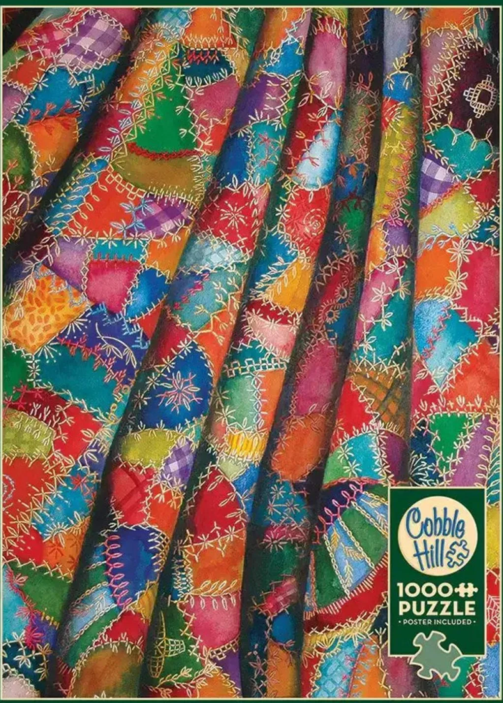 Cobble Hill 1000 Pieces* - Crazy Quilt - 1000 Piece Jigsaw Puzzle