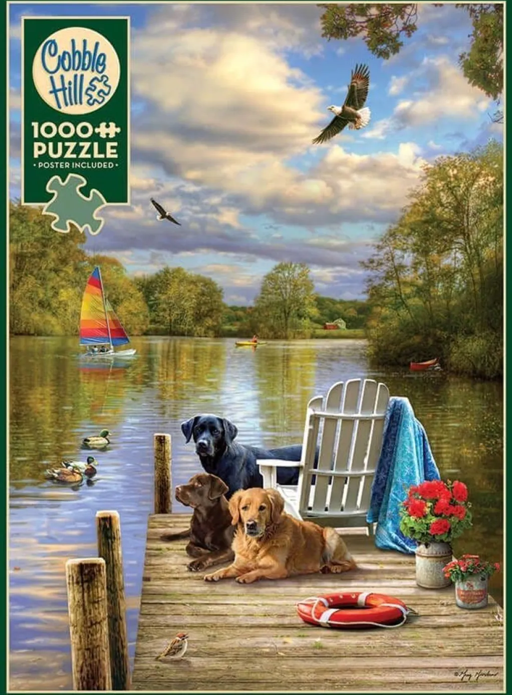 Cobble Hill 1000 Pieces* - Dog Day Afternoon - 1000 Piece Jigsaw Puzzle