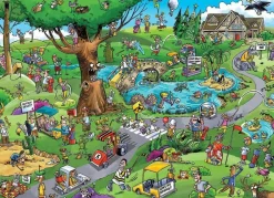 Cobble Hill 1000 Pieces* - Doodletown Par For The Course - 1000 Piece Jigsaw Puzzle