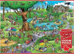 Cobble Hill 1000 Pieces* - Doodletown Par For The Course - 1000 Piece Jigsaw Puzzle