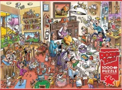 Cobble Hill 1000 Pieces* - Doodletown Thanksgiving Togetherness - 1000 Piece Jigsaw Puzzle