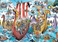 Cobble Hill 1000 Pieces* - Doodletown Viking Voyage - 1000 Piece Jigsaw Puzzle