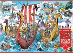 Cobble Hill 1000 Pieces* - Doodletown Viking Voyage - 1000 Piece Jigsaw Puzzle