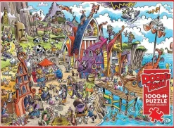 Cobble Hill 1000 Pieces* - Doodletown Viking Village - 1000 Piece Jigsaw Puzzle
