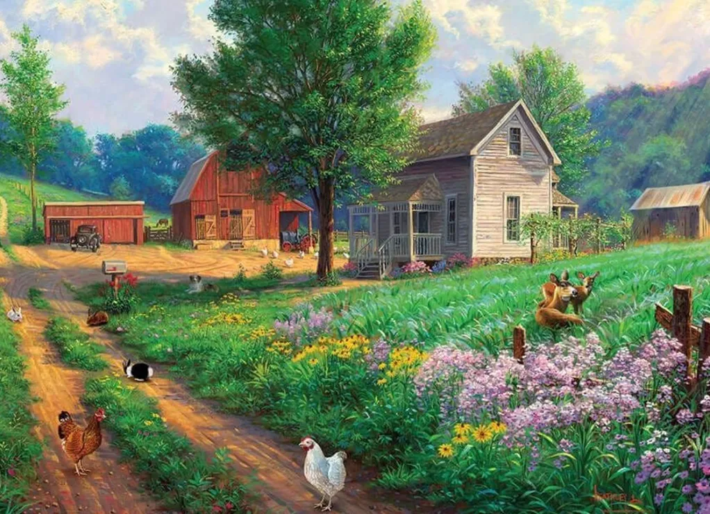 Cobble Hill 1000 Pieces* - Farm Country - 1000 Piece Jigsaw Puzzle