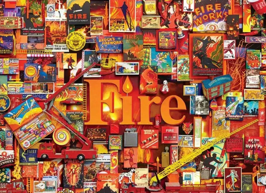 Cobble Hill 1000 Pieces* - Fire Elements Collection - 1000 Piece Jigsaw Puzzle