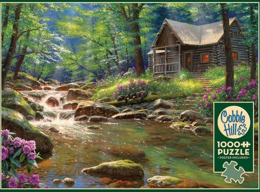 Cobble Hill 1000 Pieces* - Fishing Cabin - 1000 Piece Jigsaw Puzzle