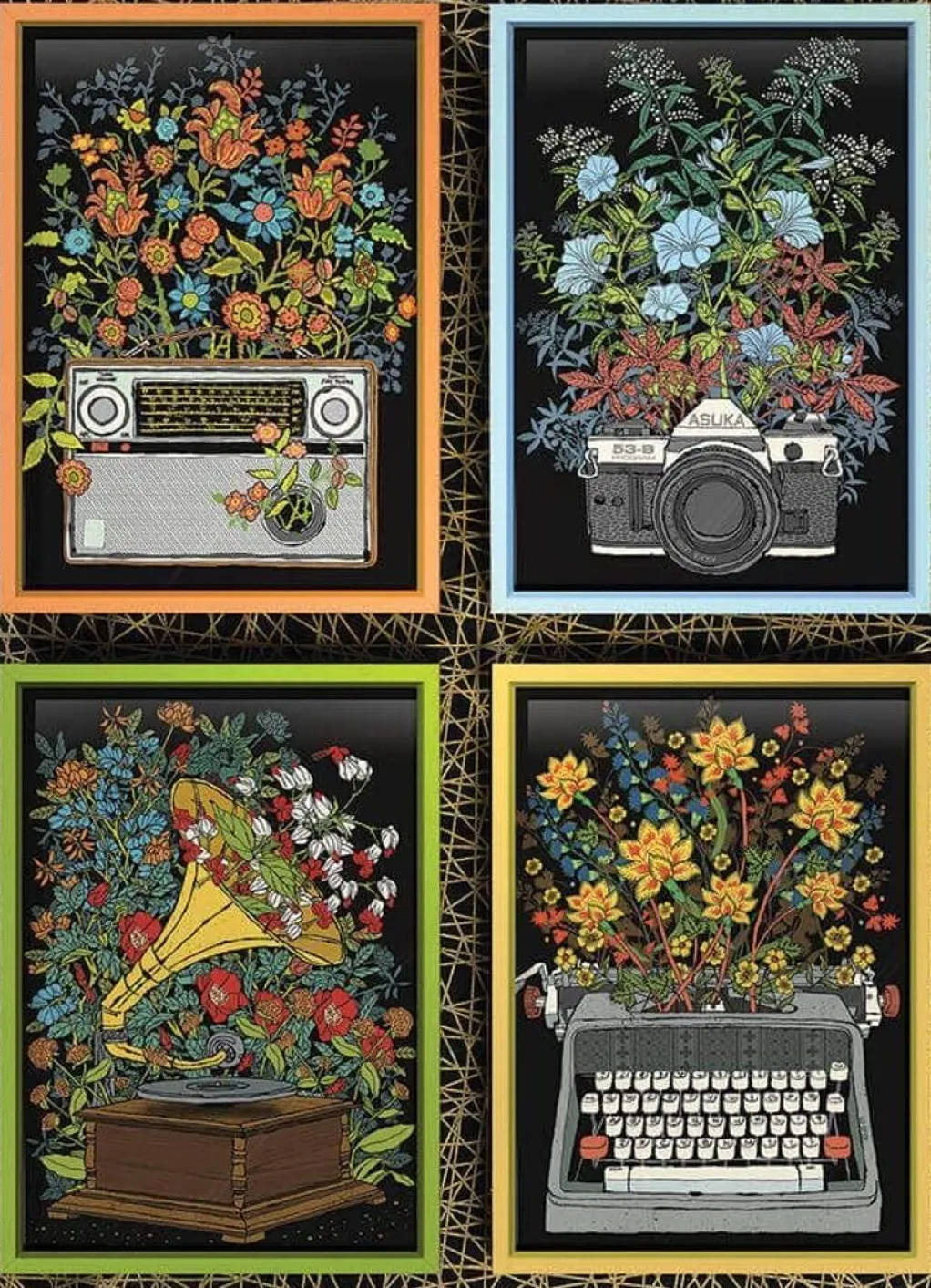 Cobble Hill 1000 Pieces* - Floral Objects - 1000 Piece Jigsaw Puzzle