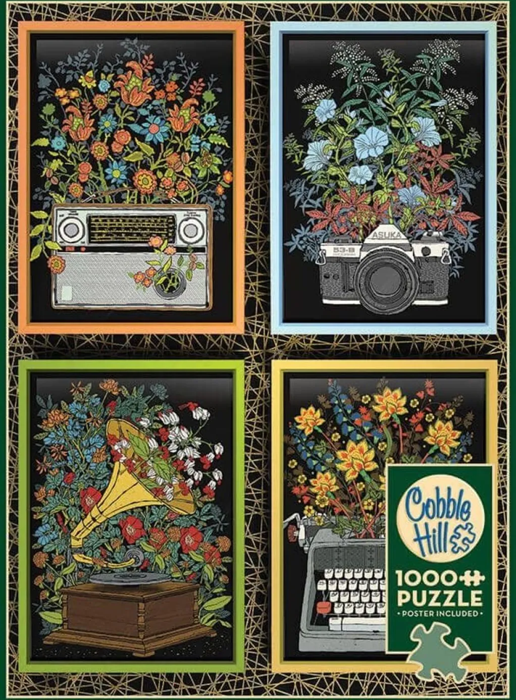 Cobble Hill 1000 Pieces* - Floral Objects - 1000 Piece Jigsaw Puzzle