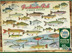 Cobble Hill 1000 Pieces* - Freshwater Fish Of North America - 1000 Piece Jigsaw Puzzle