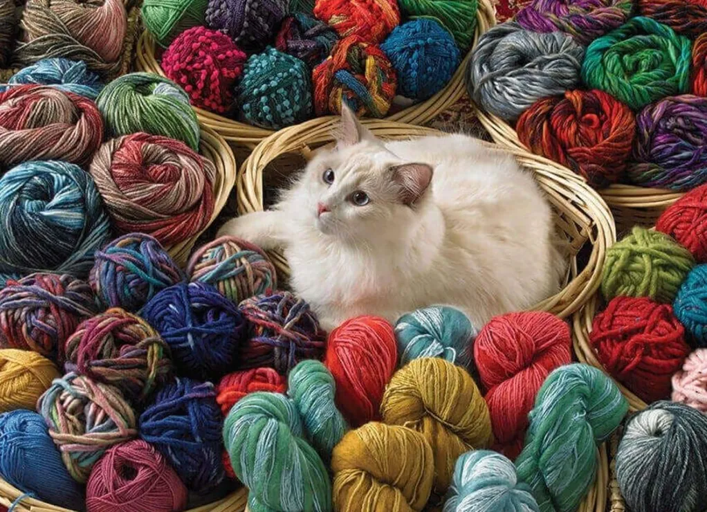 Cobble Hill 1000 Pieces* - Fur Ball - 1000 Piece Jigsaw Puzzle