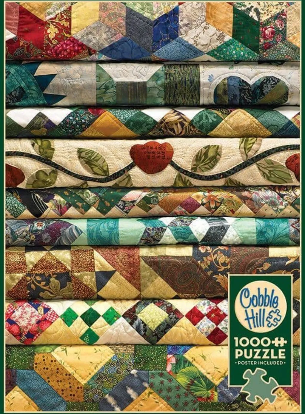Cobble Hill 1000 Pieces* - Grandmas Quilts - 1000 Piece Jigsaw Puzzle