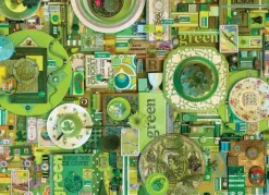 Cobble Hill 1000 Pieces* - Green - Colours Series - 1000 Piece Jigsaw Puzzle