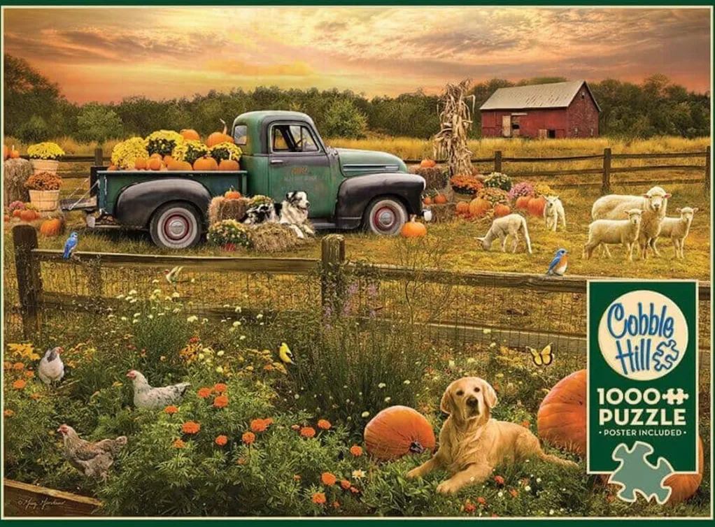 Cobble Hill 1000 Pieces* - Harvest Time - 1000 Piece Jigsaw Puzzle
