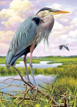 Cobble Hill 1000 Pieces* - Heron - 1000 Piece Jigsaw Puzzle