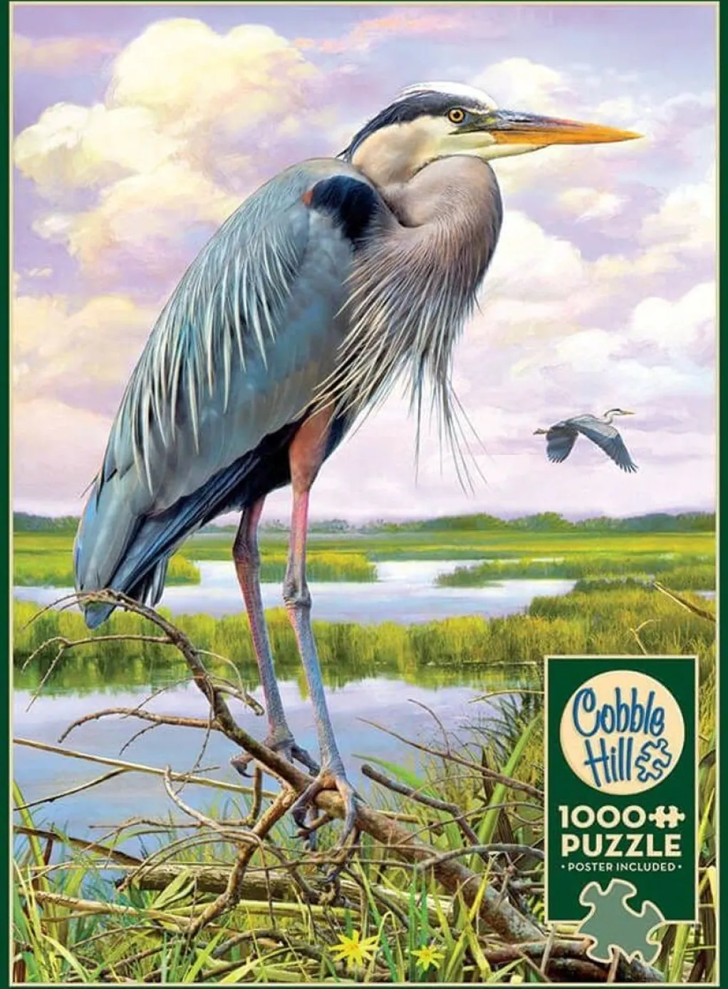Cobble Hill 1000 Pieces* - Heron - 1000 Piece Jigsaw Puzzle