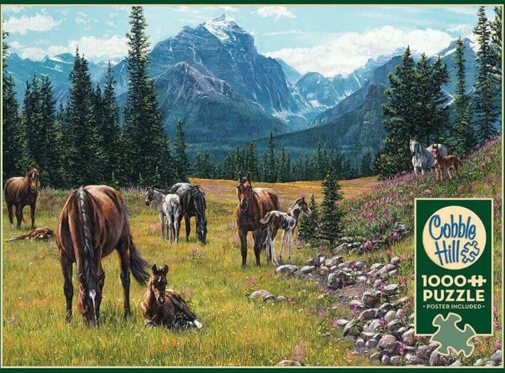 Cobble Hill 1000 Pieces* - Horse Meadow - 1000 Piece Jigsaw Puzzle