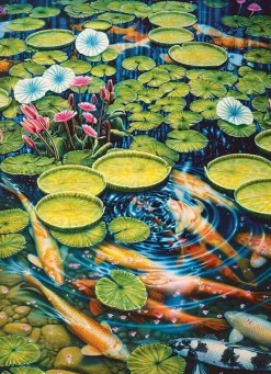 Cobble Hill 1000 Pieces* - Koi Pond - 1000 Piece Jigsaw Puzzle
