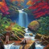 Cobble Hill 1000 Pieces* - Mystic Falls In Autumn - 1000 Piece Jigsaw Puzzle