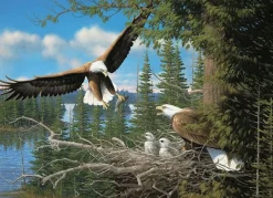 Cobble Hill 1000 Pieces* - Nesting Eagles - 1000 Piece Jigsaw Puzzle