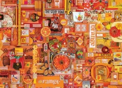Cobble Hill 1000 Pieces* - Orange - Colours Series - 1000 Piece Jigsaw Puzzle