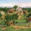 Cobble Hill 1000 Pieces* - Picnic By The Bridge - 1000 Piece Jigsaw Puzzle