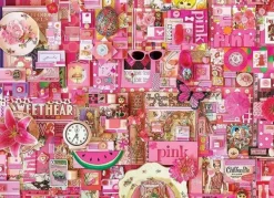 Cobble Hill 1000 Pieces* - Pink - 1000 Piece Jigsaw Puzzle