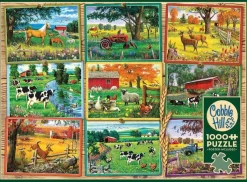 Cobble Hill 1000 Pieces* - Postcards From The Farm - 1000 Piece Jigsaw Puzzle