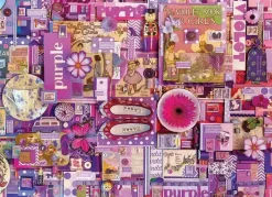 Cobble Hill 1000 Pieces* - Purple - Colours Series - 1000 Piece Jigsaw Puzzle