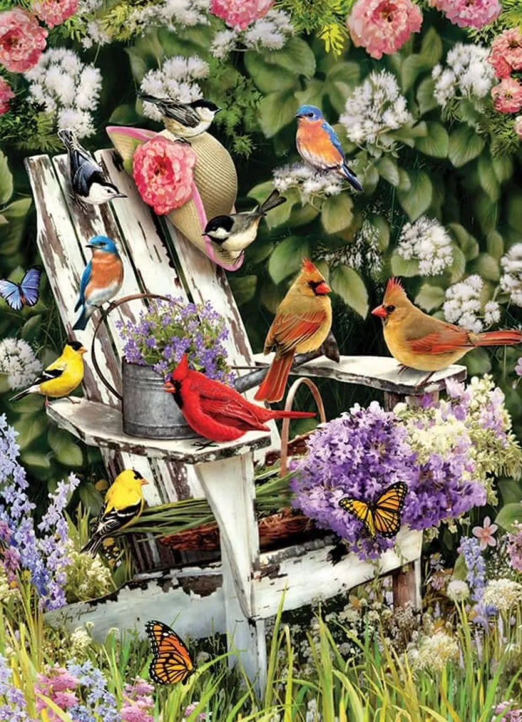 Cobble Hill 1000 Pieces* - Summer Adirondack Birds - 1000 Piece Jigsaw Puzzle