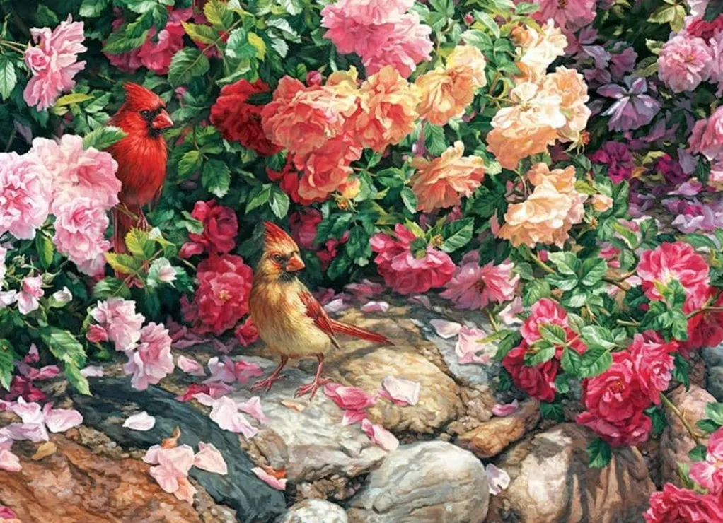 Cobble Hill 1000 Pieces* - The Garden Wall - 1000 Piece Jigsaw Puzzle