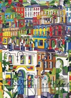 Cobble Hill 1000 Pieces* - Thru Swirly Railings - 1000 Piece Jigsaw Puzzle