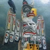Cobble Hill 1000 Pieces* - Totem Pole In The Mist - 1000 Piece Jigsaw Puzzle