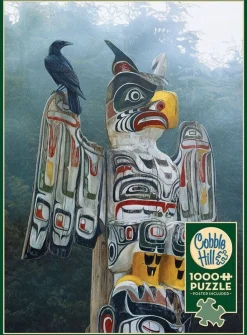 Cobble Hill 1000 Pieces* - Totem Pole In The Mist - 1000 Piece Jigsaw Puzzle