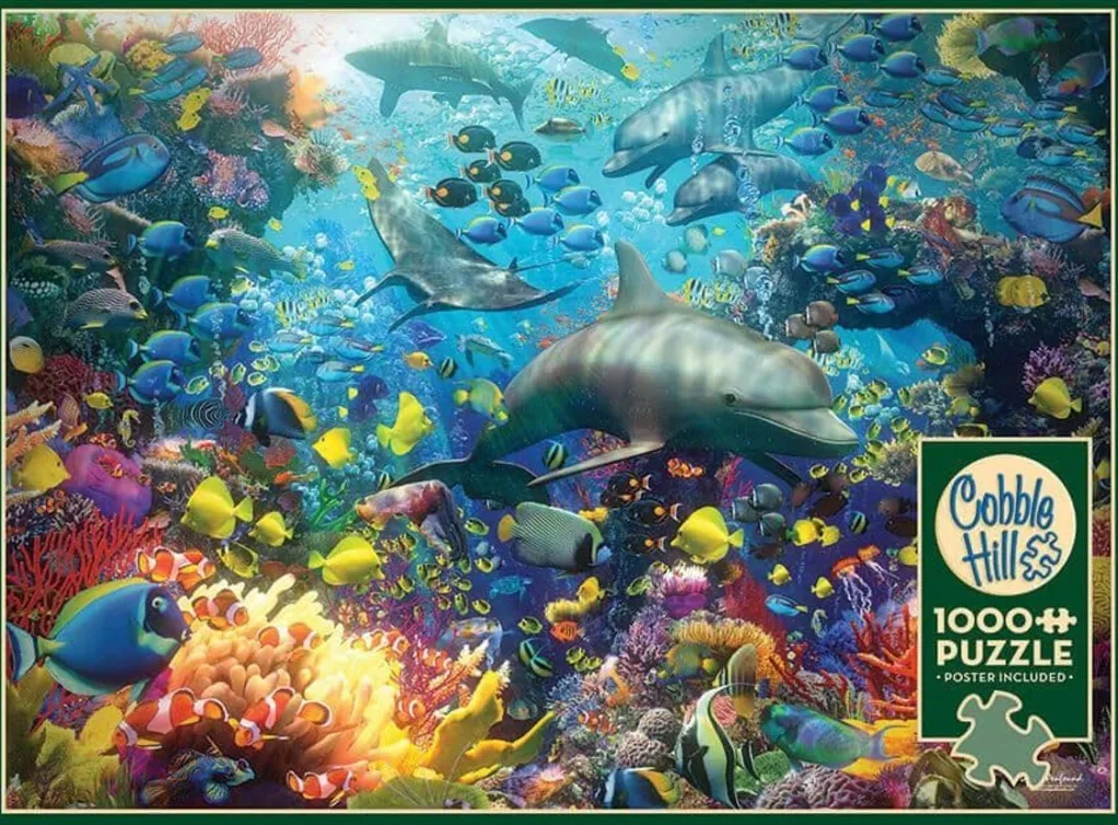 Cobble Hill 1000 Pieces* - Vibrant Sea - 1000 Piece Jigsaw Puzzle