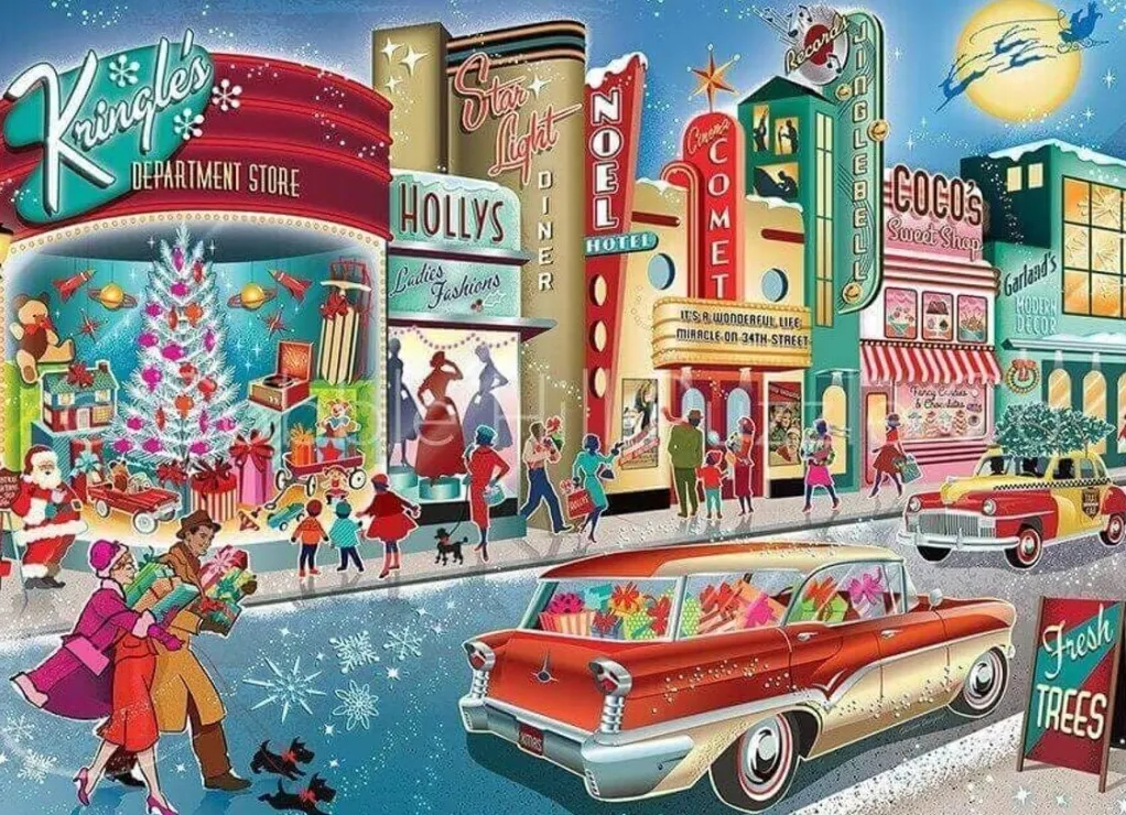 Cobble Hill 1000 Pieces* - Vintage Main Street - 1000 Piece Jigsaw Puzzle