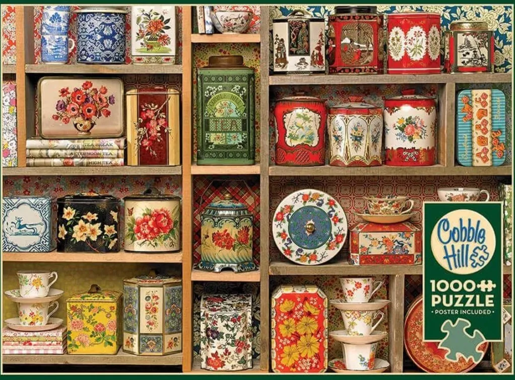 Cobble Hill 1000 Pieces* - Vintage Tins - 1000 Piece Jigsaw Puzzle
