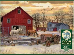 Cobble Hill 1000 Pieces* - Winter On The Farm - 1000 Piece Jigsaw Puzzle