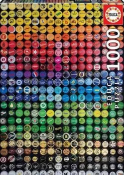 Educa 1000 Pieces* - Bottle Cap Collage - 1000 Piece Jigsaw Puzzle