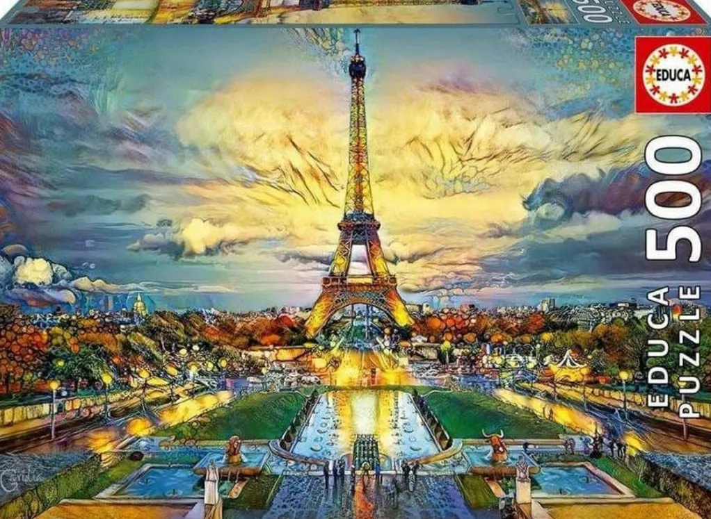 Educa 500 Pieces* - Eiffel Tower - 500 Piece Jigsaw Puzzle