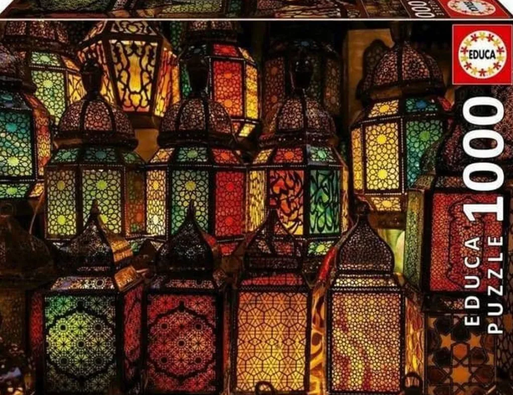 Educa 1000 Pieces* - Lantern Collage - 1000 Piece Jigsaw Puzzle